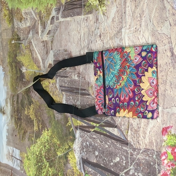 OLIVIA moss peacock parade collection Cross over bag - Picture 1 of 4